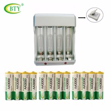 BTY-825 Ni-MH Ni-Cd AA AAA Rechargeable Battery Charger With BTY AA 3000 series 1.2V 850mAh AA Rechargeable Battery 2024 - buy cheap