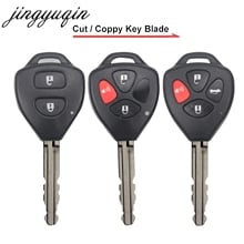 jingyuqin Cut Blade Include 2 3 4 Buttons Car Remote key shell Fob For Toyota Camry Corolla Avalon Venza 2007 -2012 key Case 2024 - buy cheap