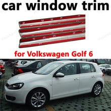 Styling  Window Trim Car Exterior Accessories  Decoration Strips
 for Volkswagen Golf 6 Stainless Steel 2024 - buy cheap