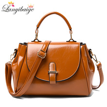 Luxury Designer Handbags Women Tote Bag High Quality Oil Wax Leather Handbags Fashion Shoulder Crossbody Bags for Women 2021 New 2024 - buy cheap