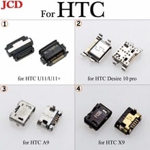 Jcd-conector micro usb tipo c, para htc desejo 10 pro, htc u11/u11 + a9 x9, carregamento 2024 - compre barato