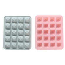 20 holes Diamond Shape Silicone Cake Mold DIY Fondant Cake Decorating Tools DIY Soap Chocolate Mold Ice Cube Tray 2024 - buy cheap