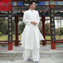 Chinese Warrior Costume Tai Chi Clothing Shaolin Kung Fu Uniform Meditation Zen Robe Wudang Uniform Hanfu Wushu Uniform KK2844 2024 - buy cheap