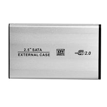 Портативный корпус USB 2,0 SATA Внешний чехол для ноутбука жесткого диска 2024 - купить недорого