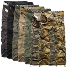 Новые высококачественные военные мужские брюки карго мужские стильные камуфляжные хлопковые длинные брюки с несколькими карманами 7 видов цветов 2024 - купить недорого