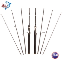 RoseWood 30T Carbon Spinning/Casting Rod 4 Sections Travel Rod Fuji Rods 6'6'' 1.98m Fishing Pole Fishing Tackle 2024 - buy cheap