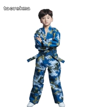 Ropa de Taekwondo de camuflaje para adultos y niños, prenda de manga larga para entrenamiento de Taekwondo, T31 2024 - compra barato