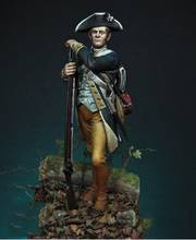 1/24 Scale 75MM Private Corps Unpainted Miniatures Resin Model Kit Figure Free Shipping 2024 - buy cheap