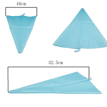 Small Size Reusable Silicone Reusable Cake Icing Piping Cream Bag Decorating Supplies Fondant Tools Decor 2024 - buy cheap