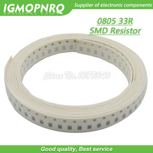 300pcs 0805 SMD Resistor 33 ohm Chip Resistor 1/8W 33R ohms 0805-33R 2024 - buy cheap