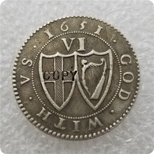 Copia de monedas conmemorativas del Reino Unido, réplica de monedas, medallas, coleccionables, 1651 2024 - compra barato