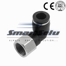 Free shipping Air Pneumetic 10mm to 3/8" PT Female Thread Connector Elbow Quick Fitting 2024 - buy cheap