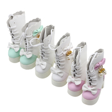 1 пара, 7,8 см Разноцветные туфли принцессы на высоком каблуке для кукол BJD, 1/3 аксессуары для кукол, 60 см куклы, ботинки, игрушки 2024 - купить недорого