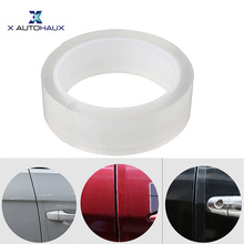 X autohaux-película adesiva anti-arranhão para proteção de porta de carro, 2/3/5cm * 3m, estampa transparente 2024 - compre barato
