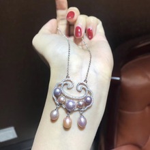 Модные подвески для ожерелья с жемчугом, комплектующие для ожерелья, комплектующие для ожерелья с цепочкой, комплектующие для ювелирных изделий, очаровательные аксессуары 2024 - купить недорого