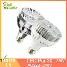 LED Lamp E27 par30 35W LED Spotlight AC 220V 240V led bulb par Lampara for home lighting Cold WarmWhite led indoor light Lampara 2024 - buy cheap