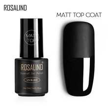 ROSALIND Gel 1S Gel lacquer 7ml Matt Top Coat UV Nail Gel polish Semi Permanent Manicure Cured Nail Varnish 2024 - buy cheap
