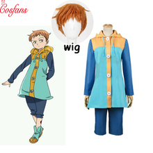 2019 New Sin of Sloth Harlequin king The Seven Deadly Sins Nanatsu No Taizai Cosplay Costume Full Set and Wig for men and women 2024 - buy cheap