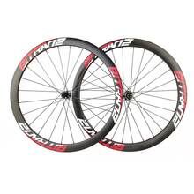 42 mm asymmetric road disc carbon wheels 700C clincher tubeless 25 mm CX bike rims D411SB D412SB 9mm QR 12mm 15mm 135mm 142mm 2024 - buy cheap