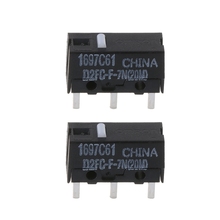 2Pcs Original OMRON Mouse Micro Switch D2FC-F-7N 20m for Logitech RAZER 2024 - buy cheap