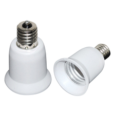 2019 fireproof plastic E17 to E27 socket adapter converter socket bulb adapter LED  lamp base 2024 - buy cheap