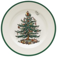 Juego de 4 platos de desayuno de cerámica de árbol de Navidad de 8 pulgadas, platos de ternera, plato de postre, plato de aperitivos de fruta, plato creativo Simple 2024 - compra barato