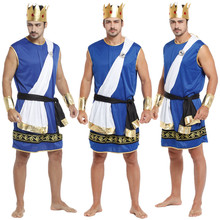 New Adult Man Zeus Costumes Male COS Fancy Dress Ancient Greece King Cosplay Clothes for Carnival Halloween Christmas Masquerade 2024 - buy cheap