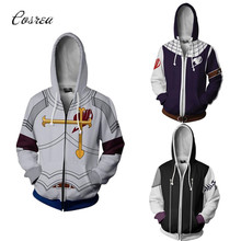 Anime 3d Hoodies Sweatshirt Fairy Tail Sweatshirt Zipper Mens Hooded Jackets Clothing Hoody Men Long Sleeves Tracksuit for Boys 2024 - buy cheap