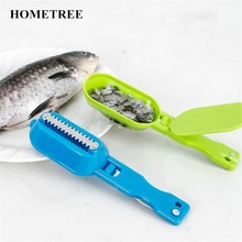 Hometree raspador de peixe, 1 peça, aço inoxidável, faca limpa para limpeza de escamas de peixe, ferramentas de aplainamento, uso duplo, utensílios de cozinha h220 2024 - compre barato