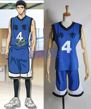 Camiseta de baloncesto Kuroko no basike KAIJO No. 4 Yukio Kasamatsu, disfraz de Cosplay para niños, ropa deportiva, uniforme 2024 - compra barato
