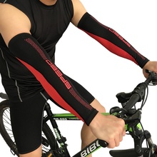 Mangas de braço proteção solar e uv, protetor masculino e feminino de braços para acampamento, ciclismo, corrida, bicicleta 2024 - compre barato