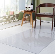 Alfombrilla de PVC para suelo de Silla, alfombra transparente de 1,5mm de grosor, creativa, decoración impermeable, novedad 2024 - compra barato