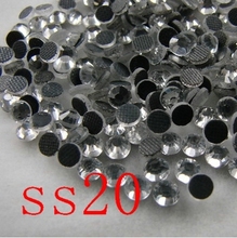 Clear SS20 1440PCS Crystal DMC HotFix FlatBack Rhinestones  hot fix   Iron On Rhinestones garment sewing stones 2024 - buy cheap
