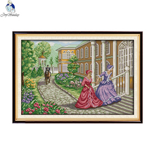 Go Home Patterns Aida Cross Stitch Kit 14ct 11ct  Printed Canvas Stitches DMC Cotton Thread Embroidery DIY Handmade Needlework 2024 - buy cheap