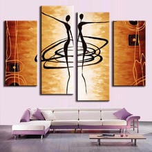 100%handpainted Oil Painting modern paintings scrapbook canvas wall paper modern 3 panels oil painting stickers for home decor 2024 - buy cheap