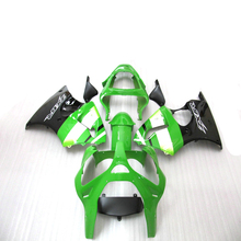 Injection motorcycle fairings kit for KAWASAKI Ninja ZX6R 2000 2001 2002 ABS fairing sets ZX 6R 00 01 02 green black bodyworks 2024 - buy cheap