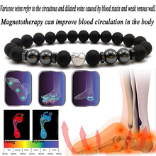 Браслет для магнитной терапии, с цветными камнями, магнитный ножной браслет для похудения, ювелирные изделия для похудения 2024 - купить недорого