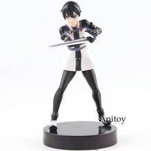 SAO Sword Art Online Action Figure Ordinal Scale Kirigaya Kazuto Kirito Figure Action PVC Коллекционная модель игрушки подарки 17 см 2024 - купить недорого