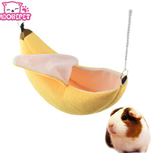 Banana Hamster Bed House Hammock Warm Squirrel Hedgehog Guinea Pig Bed House Cage Nest Hamster Accessories 2024 - buy cheap