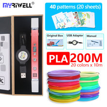 Myriwell-Bolígrafo 3d RP100C de alta calidad, pluma de metal, PCL, ABS, PLA, 3 modos, alimentación USB, pluma de impresión 3D segura, el mejor regalo 2024 - compra barato