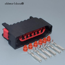Shhworldsea 6 pin 1,5mm para Volvo para Ford 1,6 TDCI acelerador macho coche impermeable Conector automotriz E-5509-001 2024 - compra barato