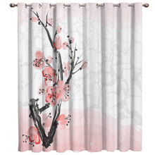 Pink Cherry Blossoms Flower Window Curtains Dark Curtain Lights Bathroom Decor Outdoor Bedroom Indoor Decor Kids Curtain 2024 - buy cheap