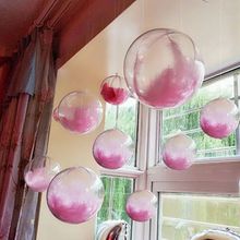 Bola de natal transparente 15cm, enfeite de plástico para recheios, decoração para árvore de natal 2024 - compre barato