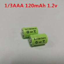 Sorvess 1.2V 1/3AAA Rechargeable Battery 120mAh Ni-Mh Ni Mh Batteries For Toys Industrial Equipment 2024 - buy cheap