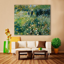Embelish Impressionism Oil Painting Renoir Woman With A Parasol In A Garden Home Decor Wall Pictures For Living Room Canvas Art 2024 - buy cheap