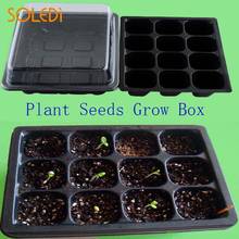 Seeding Box Holder Durable 12 Cells Hole Tray White Black Plant Care Seeds Grow Box Breeding Seeding Kit 2024 - buy cheap