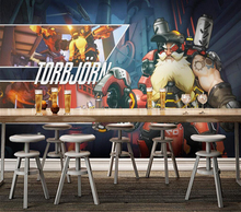 Decorative wallpaper Overwatch Torbjorn background wall painting 2024 - buy cheap