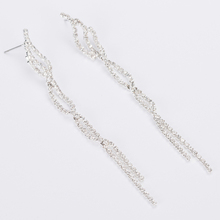 YFJEWE Trendy Crystal Long Dangle Earrings for Women Fashion Elegant Bridal Wedding Gift Jewelry Lady's Brincos Wholesale E437 2024 - buy cheap