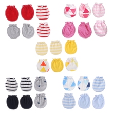 3Pairs Fashion Baby Anti Scratching Gloves Newborn Gloves Protection Face Cotton baby Mittens Glove Baby Infant Soft 2024 - buy cheap