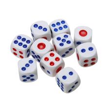 10Pcs/Set Standard Plastic 10mm Game White Dice Die Drop Shipping Wholesale Price ARE4 D&D D20 RPG Game Dice Hot Sale 2024 - buy cheap
